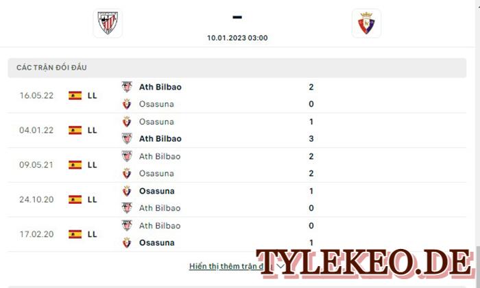 Ath.Bilbao vs Osasuna