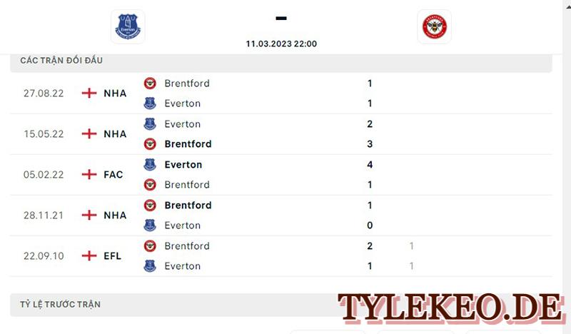 Everton vs Brentford