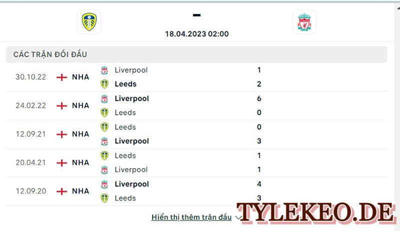 Leeds vs Liverpool