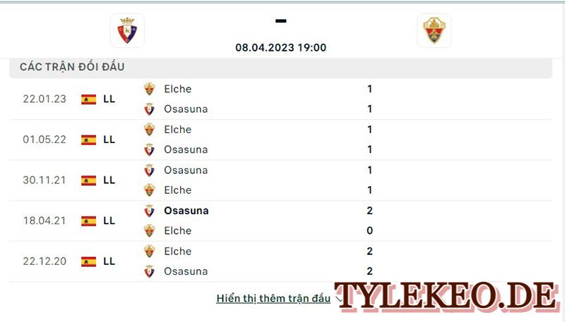 Osasuna vs Elche