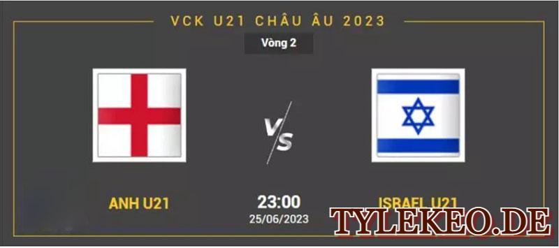 U21 Anh vs U21 Israel