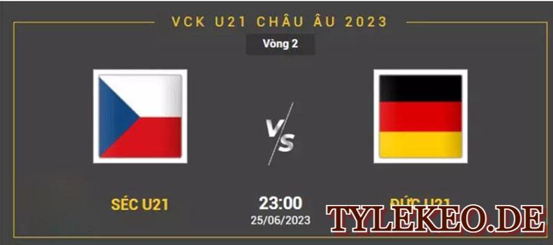 U21 CH Séc vs U21 Đức